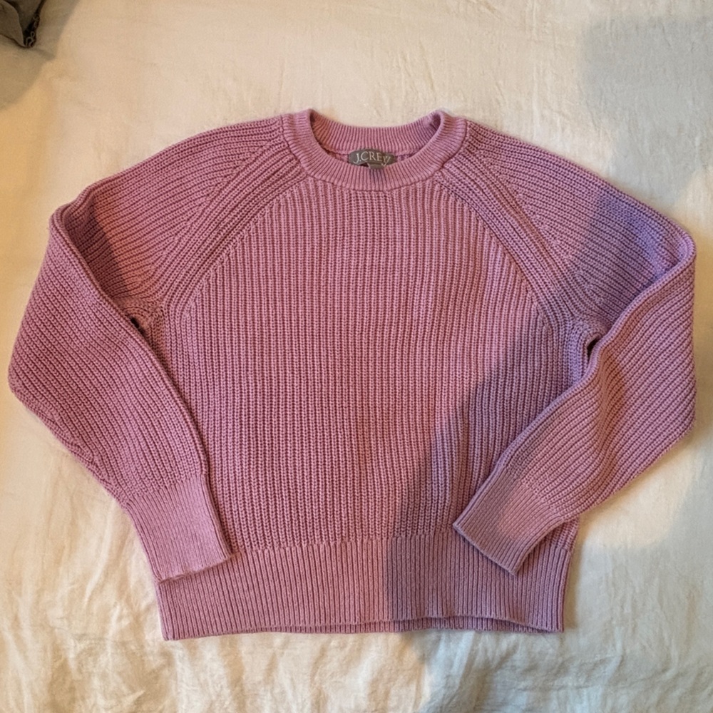J. Crew Lilac Ribbed Women's Sweater